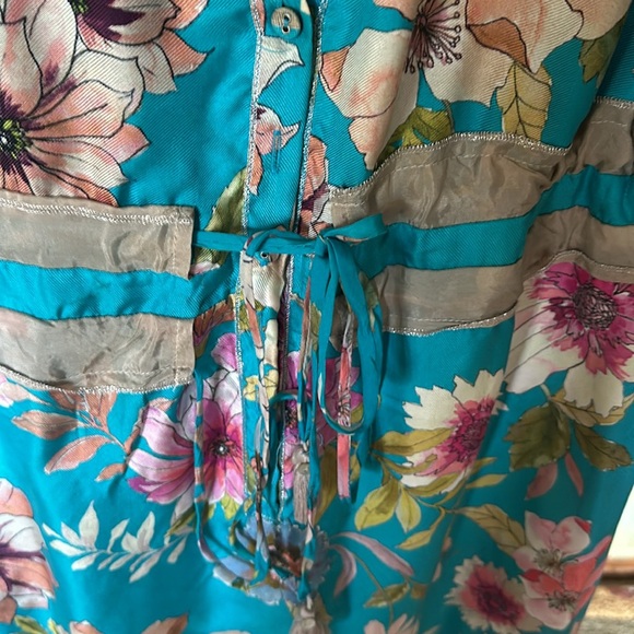 Silk Johnny Was gorgeous dress sz M - Picture 10 of 11